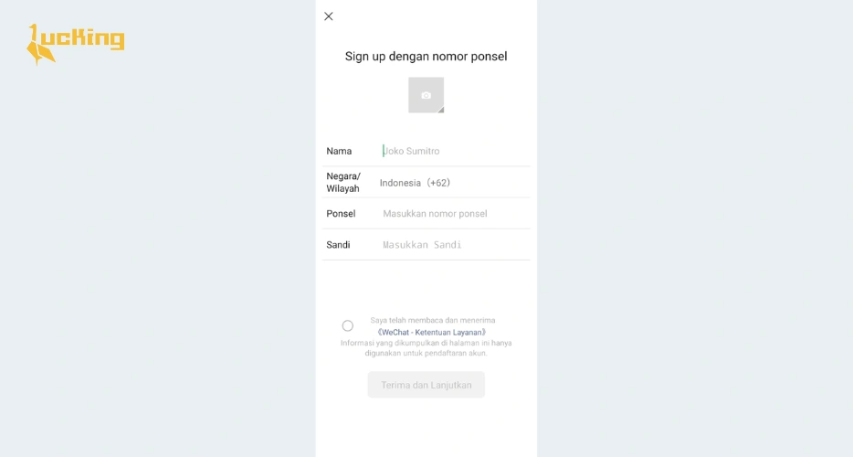 wechat daftar